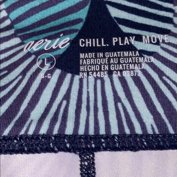 AERIE  Aqua Women High waisted crop Leggings - Picture 3 of 11